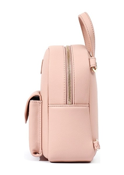 Mini Öğrenci Pu Omuz Kadınlar Bag Siyah (Yurt Dışından)