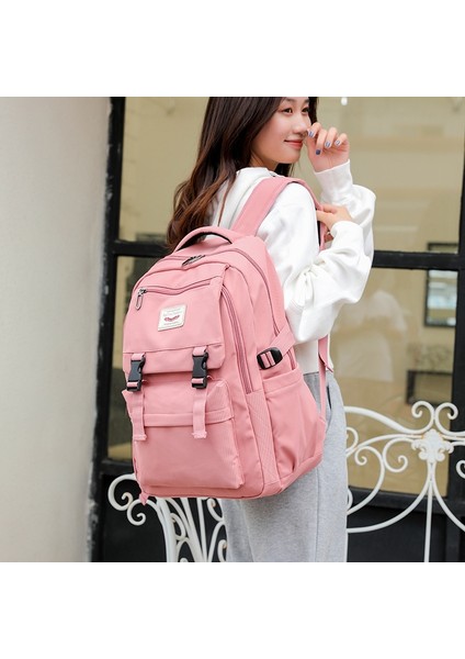 Kapasiteli Omuz Çantası 660 Pembe (Yurt Dışından)