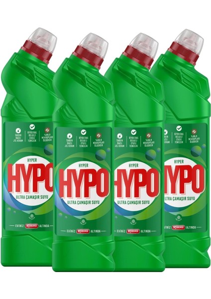 Hyper Hypo Çamaşır Suyu Çam Tazeliği 4'lü 750 gr