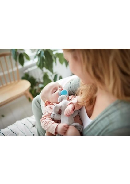 SCF34811 Uyku Arkadaşlı Ultra Soft 0-6 Ay Emzik Fil