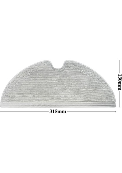 xiaomi 2c Vacuum Mop Uyumlu 8 Adet Mop-Tam Yüzey Mikrofiber