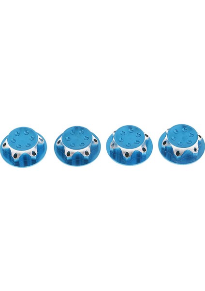 4x Alüminyum Tekerlek 17MM Adaptörü Mugen Zdtekno Hobao Ae Için Hex Somun 1/8 Rc Araba Mavi (Yurt Dışından) fiyatları