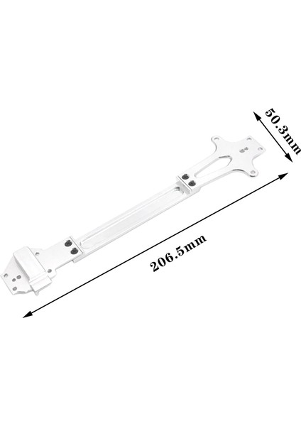 Ikinci Kat Plaka Radyo Tepsi Yedek Parçaları Wltoys Için 124018 Rc Hobi Araba Gümüş (Yurt Dışından) fırsatları