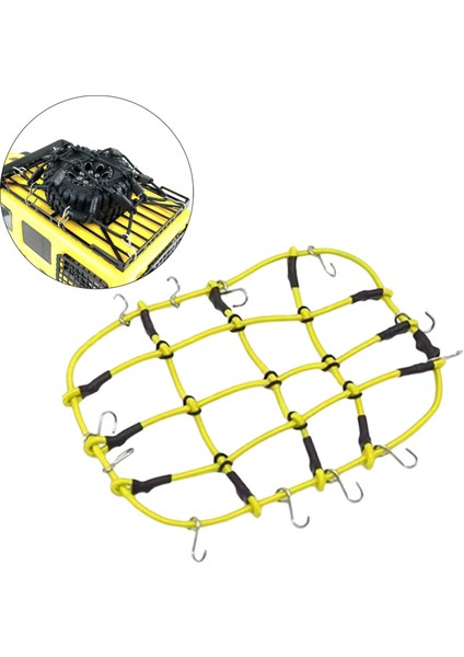 Mini Dekorasyon Bagaj Net 1/24 Araç Modelleri Için Rc Araba Aksesuarları Sarı (Yurt Dışından) fırsatları