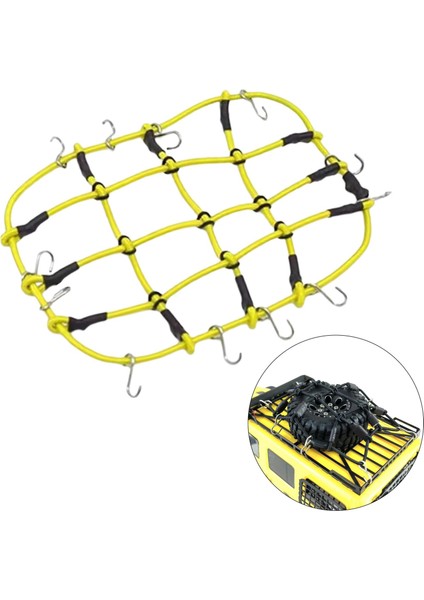 Mini Dekorasyon Bagaj Net 1/24 Araç Modelleri Için Rc Araba Aksesuarları Sarı (Yurt Dışından) indirimleri