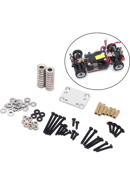 Rc Araba Kabuk Ayarlama Fiksasyonu 1:28 K969 K979 K989 K999 Rc Araba Parçaları Için Gümüş (Yurt Dışından) fiyatları