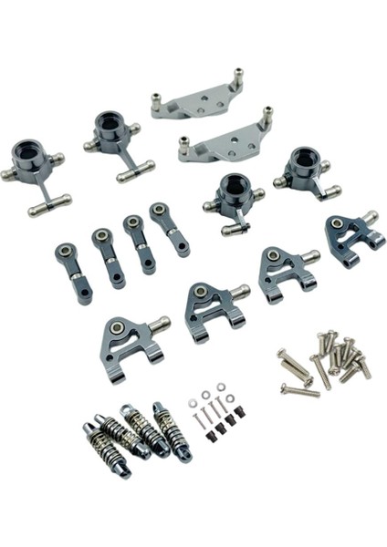 Rc Yedek Metal Komple Kiti Wltoys Için Üst Alt Salıncak Kol K979 K989 Titanyum (Yurt Dışından)