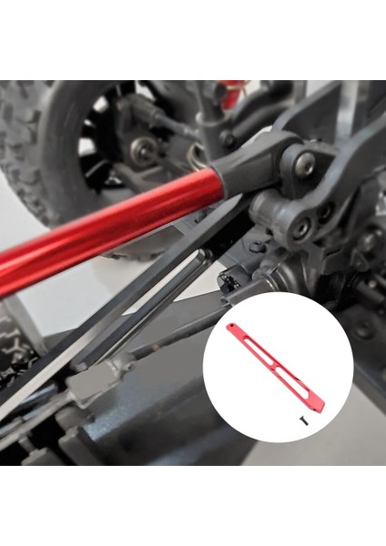 Arrma Kraton Için Metal Rc Şasi Brace Kraton 6 S 1/8 Ölçekli Rc Canavar Kamyon Dıy Kırmızı (Yurt Dışından) modelleri