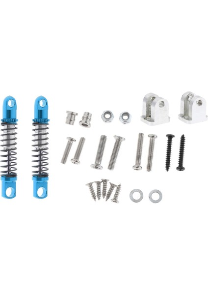 2x Rc Ön Amortisör Damper & Wpl D12 Model Kamyonlar Için Sabit Koltuk Mavi (Yurt Dışından) fiyatları
