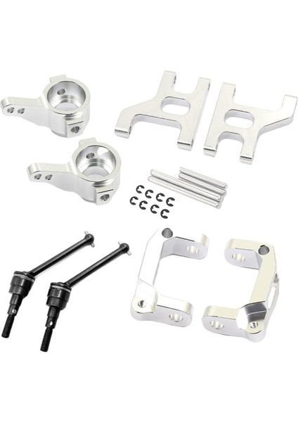 Direksiyon Knuckle Montaj Kitleri Için CC01 1/10 Rc Canavar Kamyon Kaya Paletli Araba Gümüş (Yurt Dışından) fiyatları