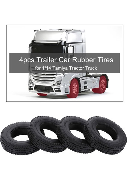 1:14 Rc 20MM Lastik Lastik Tamiya Model Paletli Römork Traktör Kamyonlar Için (Yurt Dışından)