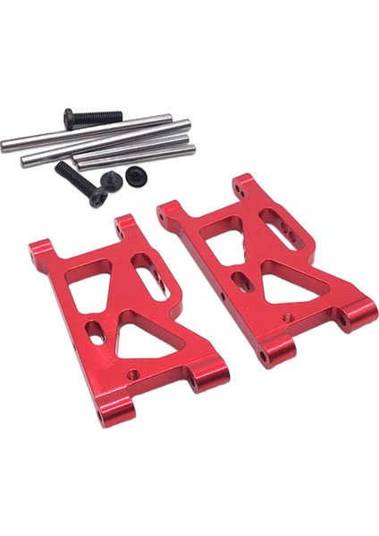 Wltoys Için Rc Ön Salıncak Kolu 144001 124018 Araba Modeli Araçlar Dıy Kırmızı (Yurt Dışından)