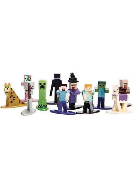 253261000 Jada, Minecraft Sürpriz Paket Nanofigs Display A