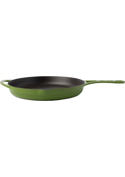 Yeşil Düz Döküm Tava 28 cm