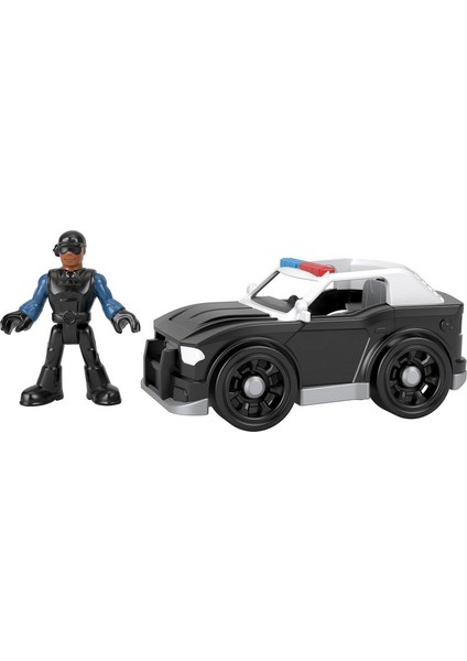 Sür-Bırak Polis Arabası ve Figürü Imaginext Araba ve Figür Seti