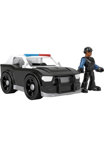 Sür-Bırak Polis Arabası ve Figürü Imaginext Araba ve Figür Seti