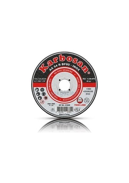 Inox Düz Thinline Kesici 115X1.0X22.23 2 Adet