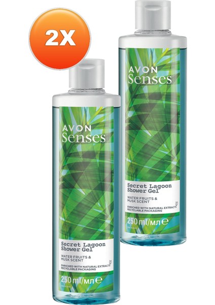 Senses Secret Lagoon Su Meyveleri ve Misk Kokulu Duş Jeli 250 Ml. İkili Set fiyatları
