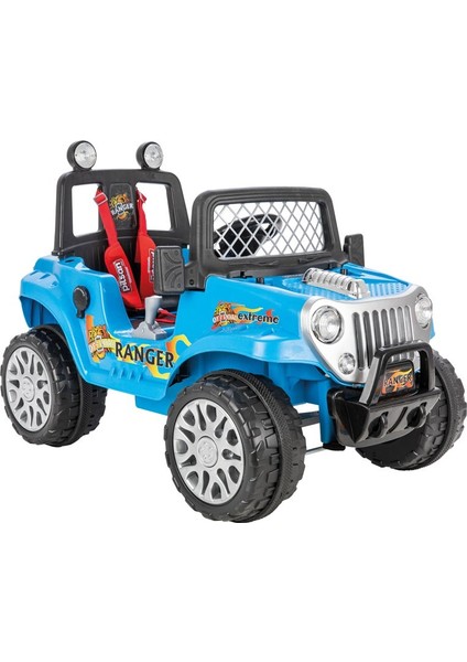 Ranger Uzaktan Kumandalı Akülü Araba 12 Volt 05-107 Mavi
