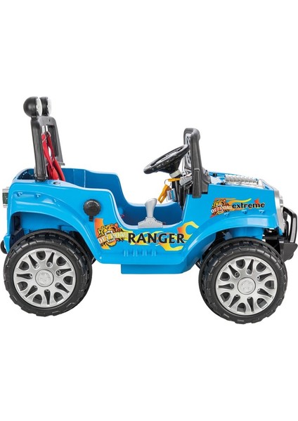 Ranger Uzaktan Kumandalı Akülü Araba 12 Volt 05-107 Mavi