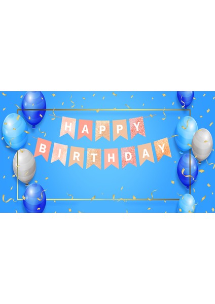 Doğum Günü ve Partilerde Kullanıma Uygun Branda (Arka Fon)