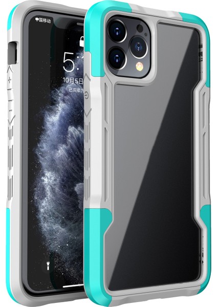 iPhone 12 Pro Max Için Koruyucu Telefon Kılıfı - Açık Mavi (Yurt Dışından)