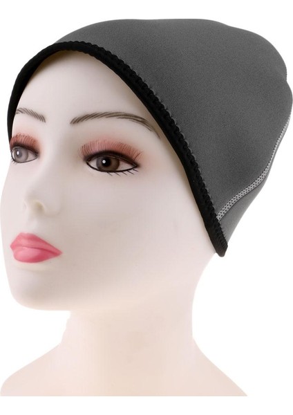 Kayık Rafting Kano Şnorkel Yüzme Şapka L 57 Ila 61 cm Gri Için Neopren Ayarlanabilir Beanie(Yurt Dışından)