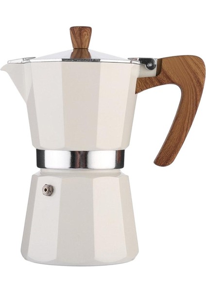 Soba Top Coffee Espresso Maker Brewer Küba Moka Kahve Pot Beyaz 300ML (Yurt Dışından)