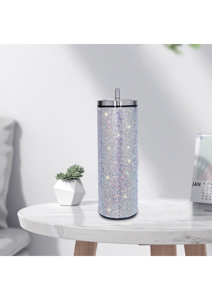 Glitter Su Şişesi Vakum Şenlikleri Ev Için 20OZ/600ML (Yurt Dışından)