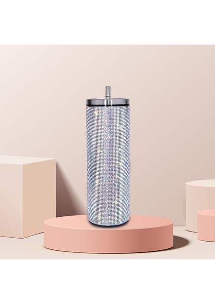 Glitter Su Şişesi Vakum Şenlikleri Ev Için 20OZ/600ML (Yurt Dışından)