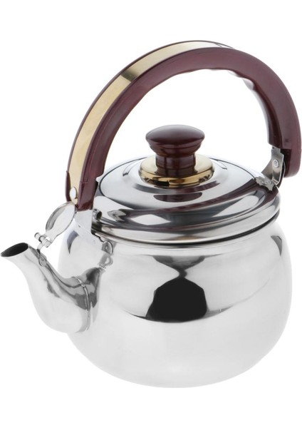 Paslanmaz Çelik Islık Çaydanlık Çay Potu Kettle Mutfak Metal 2.7l (Yurt Dışından)