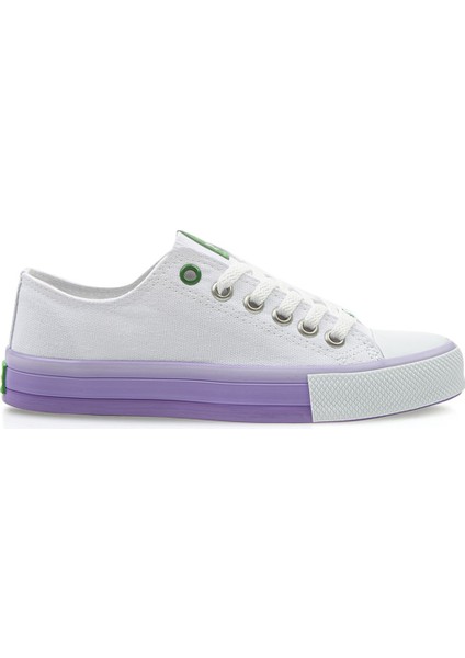 ® | BN-30176 - 3374 Beyaz Lila - Kadın Spor Ayakkabı