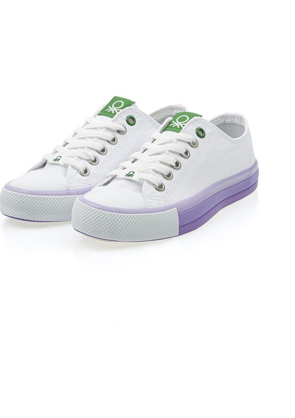 ® | BN-30176 - 3374 Beyaz Lila - Kadın Spor Ayakkabı