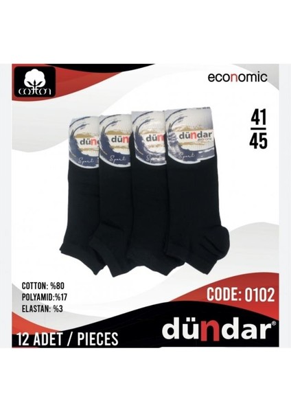 Erkek Penye Ekonomik Patik Çorap - 12 Adet fiyatları