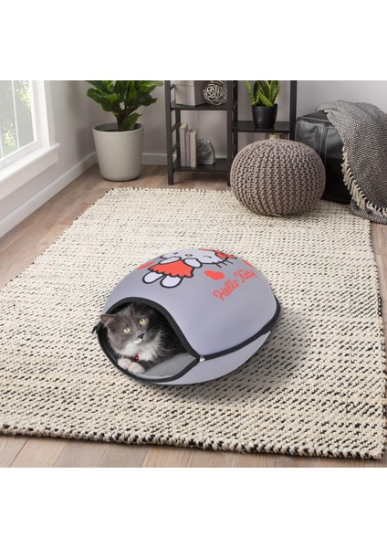 Hello Kıtty Eva Kedi Evi Gri