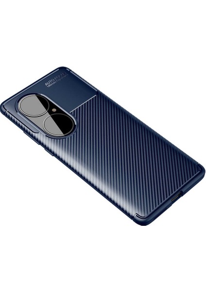 Huawei P50 Pro Kılıf Negro Karbon Görünüm Korumalı Silikon Lüx fiyatları
