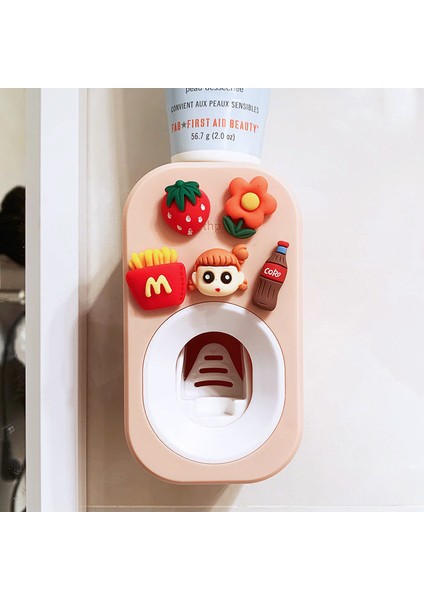 Otomatik Diş Macunu Dispenseri - Sarı (Yurt Dışından)