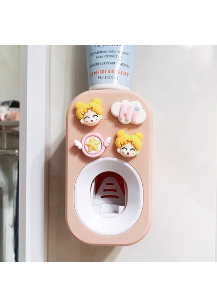 Otomatik Diş Macunu Dispenseri - Sarı (Yurt Dışından)