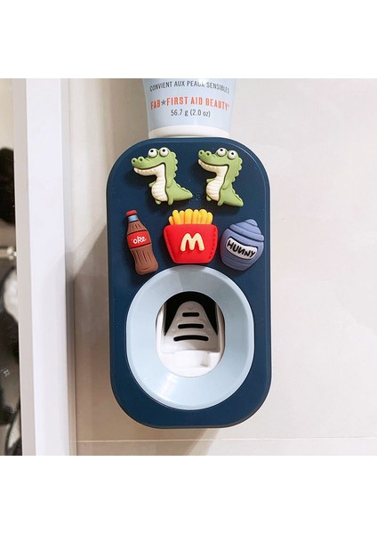 Otomatik Diş Macunu Dispenseri - Mavi (Yurt Dışından)