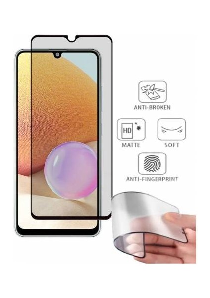 Samsung Galaxy A13 4g Seramik 5d Mat Full Ekran Koruyucu Parmak Izi Bırakmaz