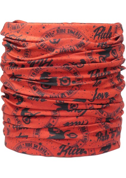 Ducati Red Bandana Dikişsiz Boyunluk