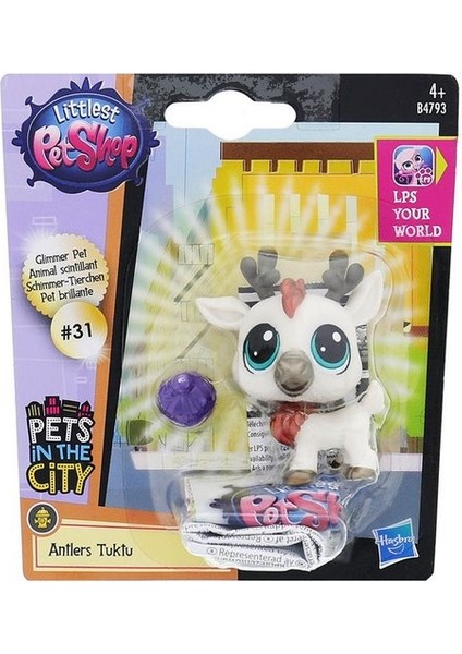 Littlest Pet Shop Tekli Miniş Antlers Tuktu