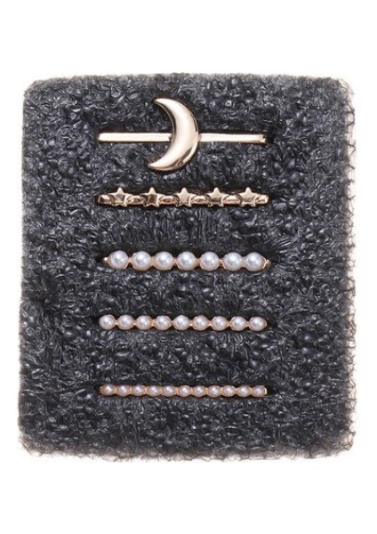 Universal 20 - 22mm Uyumlu Kordon Kayış Süsü Moon Gold