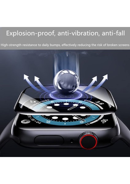 Apple Watch 7 45mm Sert PC Ekran Koruyucu Gard 07 Lacivert fırsatları