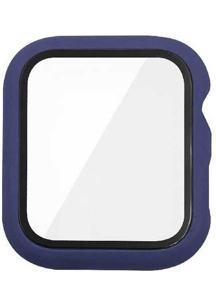Apple Watch Seri 44mm Sert PC Ekran Koruyucu Gard 07 Lacivert