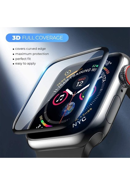 Apple Watch Seri 40mm Sert PC Ekran Koruyucu Gard 07 Pembe fiyatları