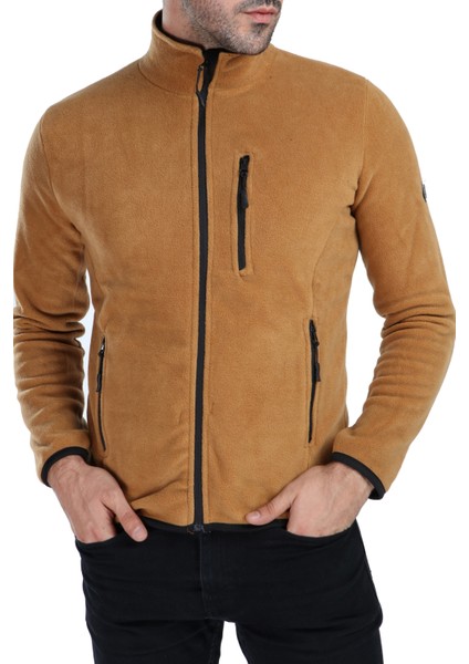 Ghassyco. Erkek Tam Fermuarlı Polar Ceket