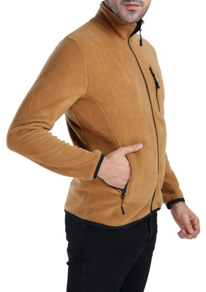 Ghassyco. Erkek Tam Fermuarlı Polar Ceket modelleri