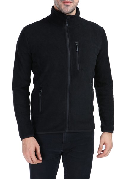 Ghassyco. Erkek Tam Fermuarlı Polar Ceket