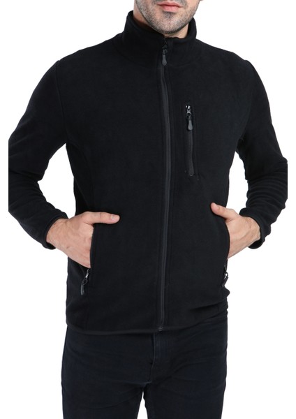 Ghassyco. Erkek Tam Fermuarlı Polar Ceket